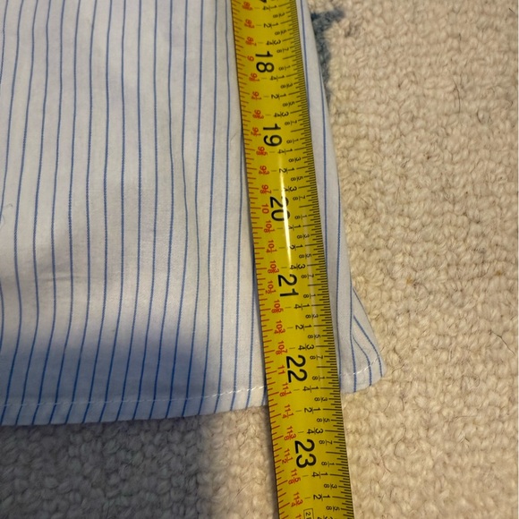 DO+BE Blue and white Striped Off-Shoulder dress size M - Picture 7 of 8